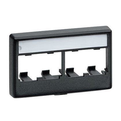 Panduit - Furniture Faceplate, 4 Port, Internation