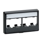 Panduit - Furniture Faceplate, 4 Port, Internation