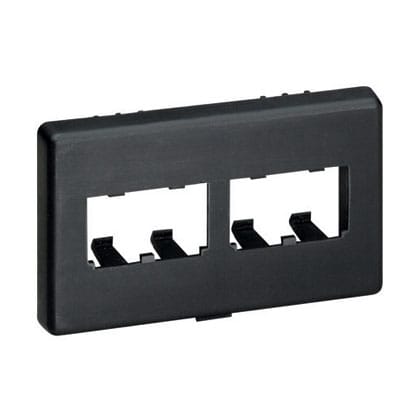 Panduit - Furniture Faceplate, 4 Port, Herman Mill