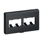 Panduit - Furniture Faceplate, 4 Port, Herman Mill