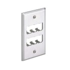 Panduit - Faceplate, 6 Port, Single Gang, Stainles