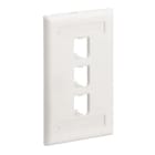 Panduit - Faceplate, 3 Port, Single Gang, Classic,