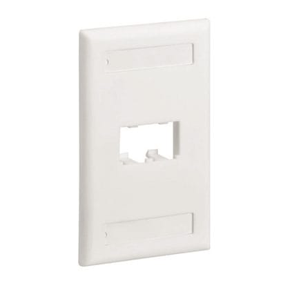 Panduit - Faceplate, 2 Port, Single Gang, Classic,