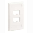 Panduit - Faceplate, 4 Port, Single Gang, Classic,