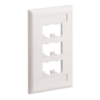 Panduit - Faceplate, 6 Port, Single Gang, Classic,