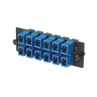 Panduit - FAP w/12 SC Simpl Adapters (BU) Zirconia