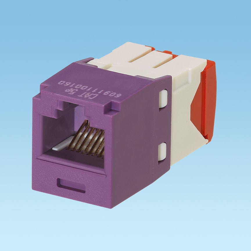 Panduit - Mini-Com Module, Cat 5e, UTP, 8 pos 8 wi