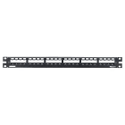 Panduit - Patch Panel, 24 Port, All Metal, Black