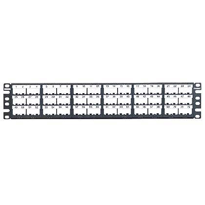 Panduit - Patch Panel, 72 Port, Black