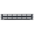 Panduit - Patch Panel, 48 Port, with Labels, Black