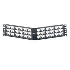 Panduit - Patch Panel, 72 Port, Angled, Black