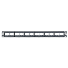 Panduit - Patch Panel, 24 Port, Modular, Black
