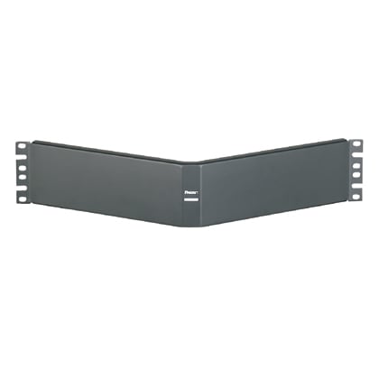 Panduit - Filler Panel, 2RU, Angled, Black