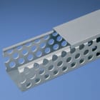 Panduit - Round Hole Duct, PVC,1X4X6',LGray