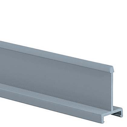 Panduit - Paroi de séparation de goulotte;PVC gris clair;50mmx6pieds (1,8m);Cdt.6pieds