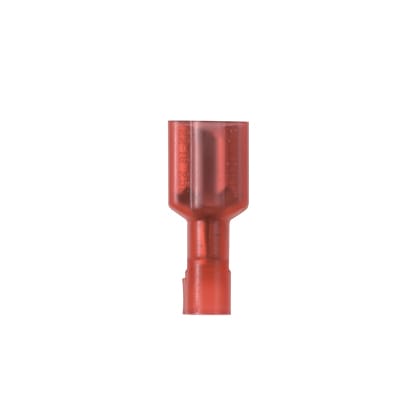 Panduit - Clips entierement isolés PA 6.6 en vrac;2,8x0,8;22-18 AWG(0,5-1,0);rouge;Cdt.100