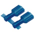 Panduit - Clips entierement isolés PA 6.6 en bande;4,8x0,8;16-14 AWG (1,5-2,5);bleu;Cdt. R