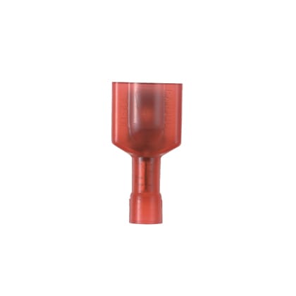 Panduit - Clips entierement isolés PA 6.6 en vrac;6,35x0,8;22-18 AWG(0,5-1,0);rouge;Cdt.50