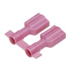Panduit - Clips entierement isolés PA 6.6 premium;6,35x0,8;22-18 AWG(0,5-1,0);rouge;Rlx300