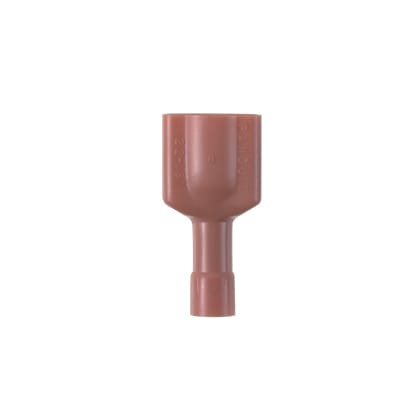 Panduit - Languette entier isolée PA 6.6 premium;6,35x0,8;22-18 AWG(0,5-1,0);rouge;Cdt.500