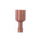 Panduit - Clip entier isolé PA 6.6 premium;6,35x0,8;22-18 AWG(0,5-1,0);rouge;Cdt.1000