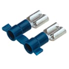 Panduit - Clip isolé vinyl;bande;6,35x0,8;16-14 AWG(1,5-2,5);bleu;Rlx3000