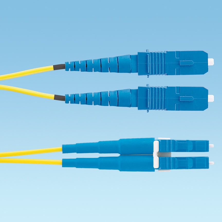 Panduit - OS2 2f 1.6mm PC LSZH LC Dup/SC Dup Std P