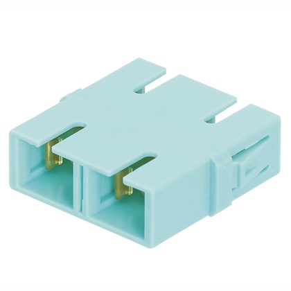 Panduit - SC Dupl Fiber Optic Adapter 10 GbE AQ (Z