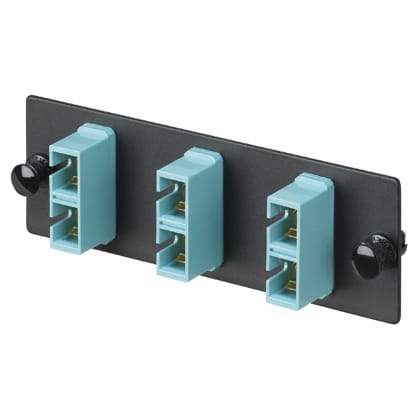 Panduit - FAP w/3 SC Duplex MM Adapters (AQ) Zirco