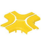 Panduit - Split Cover, 4-Way Cross, 4" x 4" (100mm