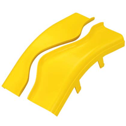 Panduit - Split Cover, Outside Vert 45o, 4" x 4" (