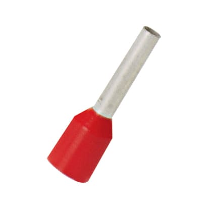 Panduit - Ferrule, Expanded Red Sleeve, #18 AWG (1
