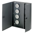 Panduit - Wall Mount Enclosure With 8 FAP Openings