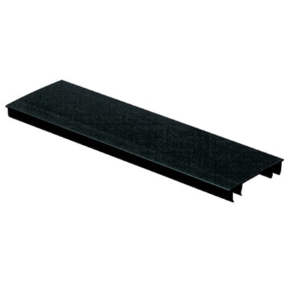 Panduit - Couvercle de goulotte de câblage;type H1.5;PVC noir;Cdt.6 pieds