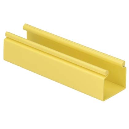 Panduit - Channel, Hinged, Solid Wall, No Mtg. Hol