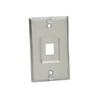 Panduit - Keystone stainless steel wall phone plat