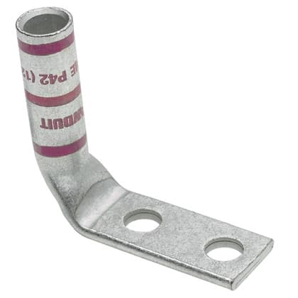 Panduit - Copper Compression Lug, 2 Hole, #2 AWG,