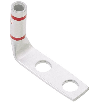 Panduit - Copper Compression Lug, 2 Hole, #2 AWG F