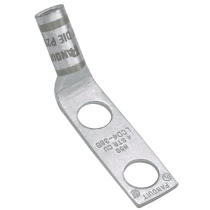 Panduit - Copper Compression Lug, 2 Hole, #8 AWG,