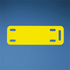 Panduit - Etiquette marqueur de câbles jaune; 76,2x12,7mm; fixation par colliers; impressi