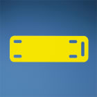 Panduit - Etiqu. de câbles;jaune 76,2x25,4mm;pose par colliers;imp.TDP43;rouleau 500;Cdt.1