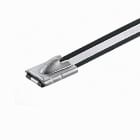 Panduit - Collier MLTC inox 316 partiellement recouvert;258x7,9mm;Nylon 11 noir;Resistance