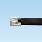 Panduit - Collier MLTFC inox 316 entiere. recouvert;754x12,7mm;Polyester noir;1335N;Cdt:50