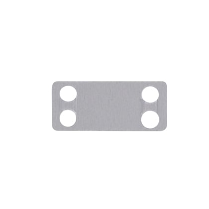 Panduit - Plaque identification inox 304;rectangulaire;4 trous;44x19x0.25mm;compatible emb
