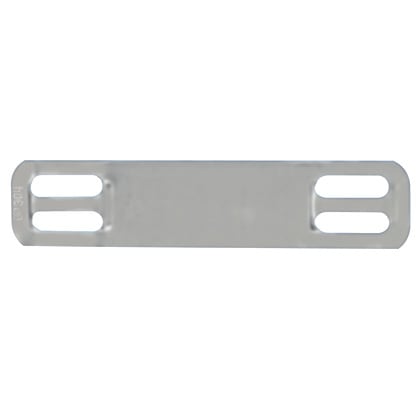 Panduit - Plaque identification inox 304;rectangulaire;4 trous;44x10x0.25mm;compatible emb