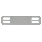 Panduit - Plaque identification inox 316;rectangulaire;4 trous;44x10x0.25mm;compatible emb