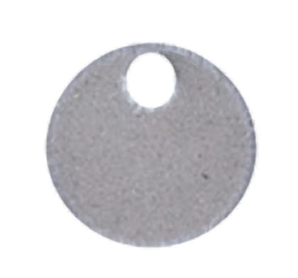 Panduit - Etiquette inox 304;1 trou;Diamètre de 25mm;compatibilité avec l'embosseuse MIM;C
