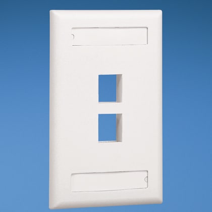 Panduit - Flush Mount Screw-On Faceplates With Lab