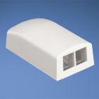 Panduit - NK 2-Port Surface Mount Box, Off White