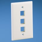Panduit - NK 3-port, single gang, flush mount vert